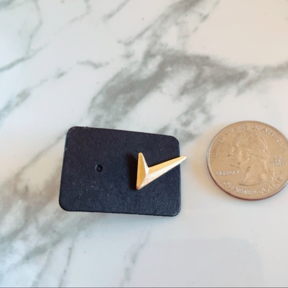 Vintage Other - Check Mark Gold Tone Men’s Tie Tack